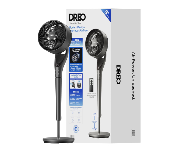 DREO Wentylator TurboPoly™ Fan 154 - 1519066 - zdjęcie 3